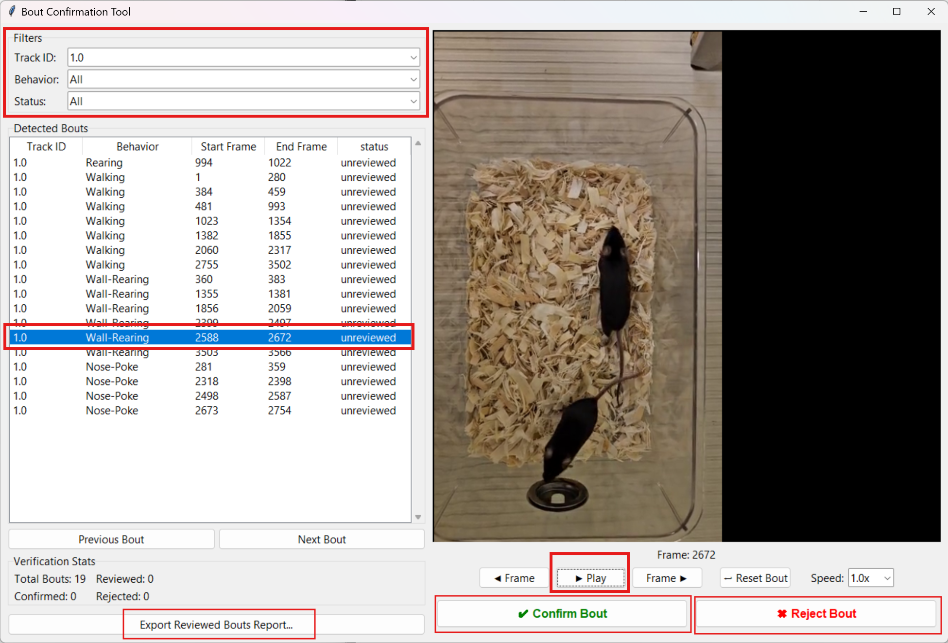 Bout Confirmation Tool